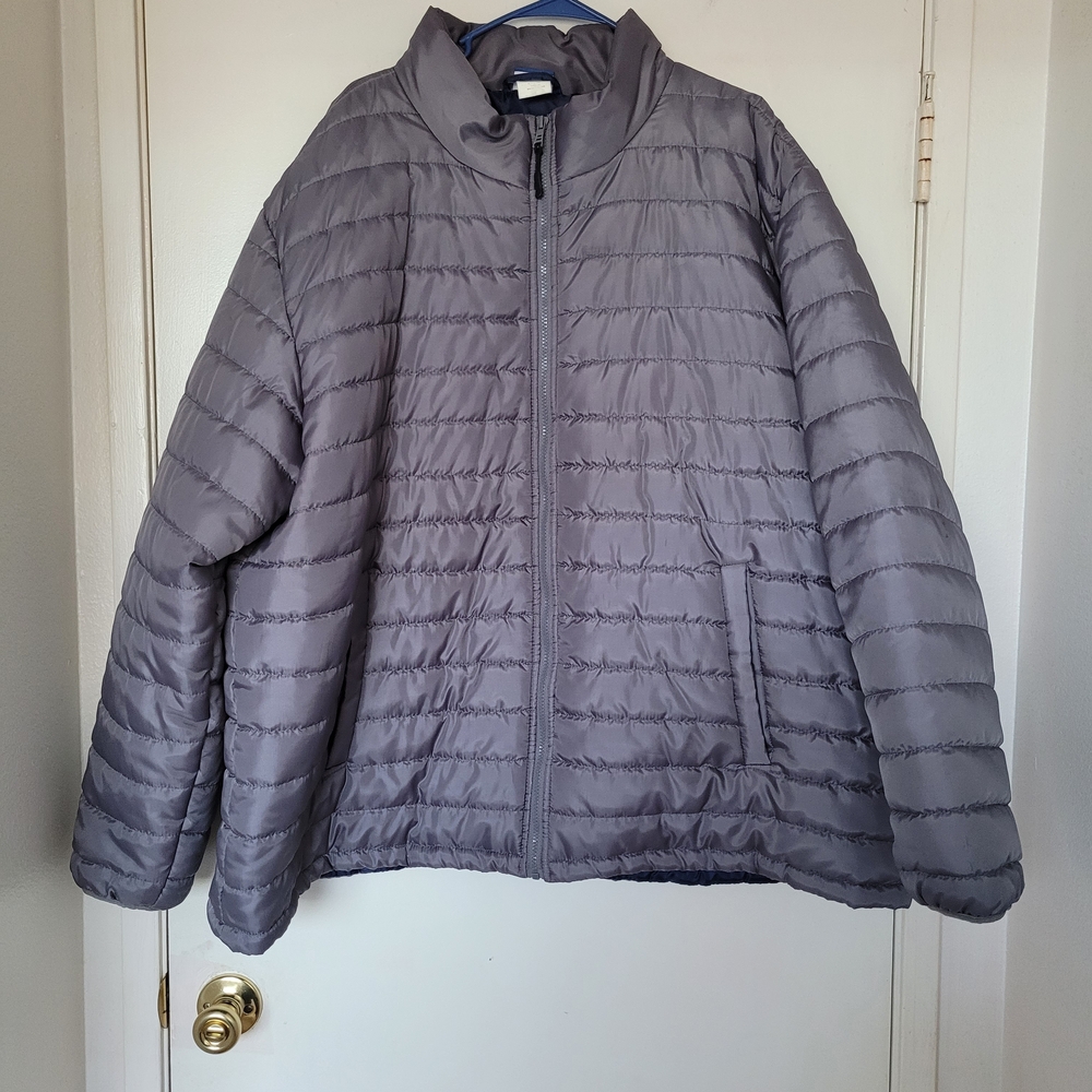 Men's Gray Puffer Jacket